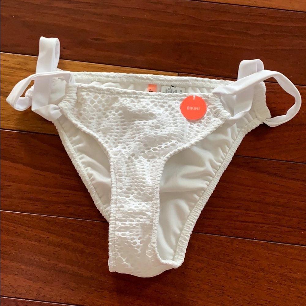 White Forever 21 Bikini Bottom